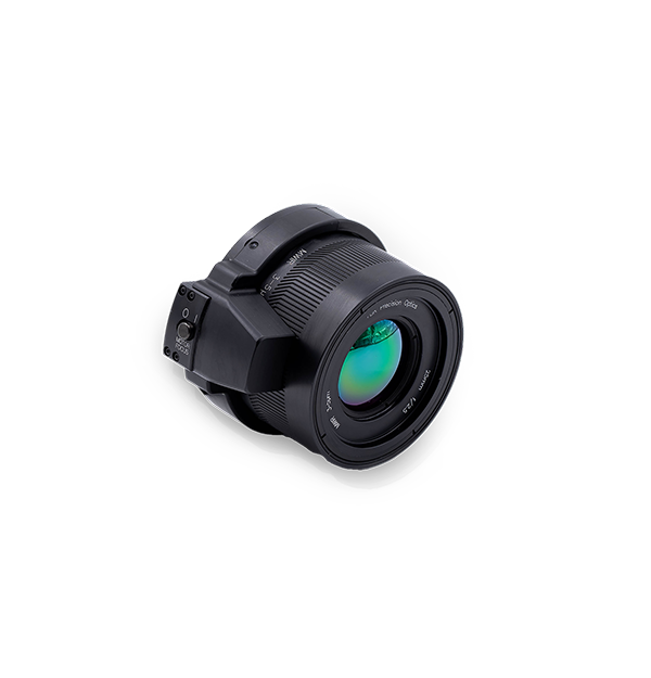 25 mm, 3.0-5.0 µm, f/2.5 MWIR Motorized FPO Bayonet Lens